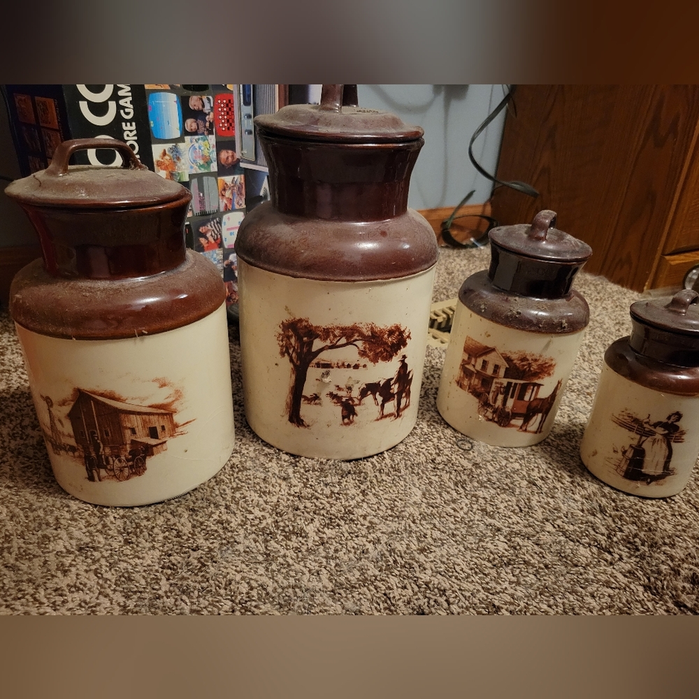 Vintage McCoy Canisters